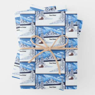Winter Wonder Wrapping Paper Sheet