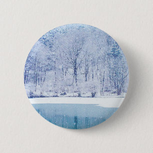 Winter Wonderland 6 Cm Round Badge