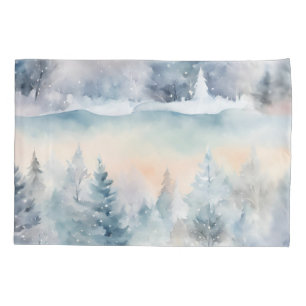 winter wonderland - artistic pillowcase