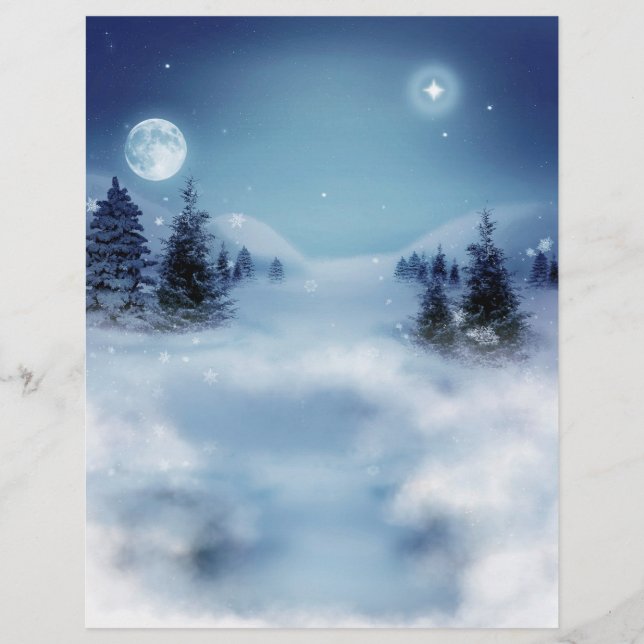 Winter Wonderland at Night (Front)