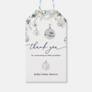 Winter Wonderland Baby Shower Favour Tags