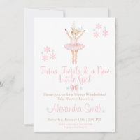 Winter Wonderland Baby Shower Invitation