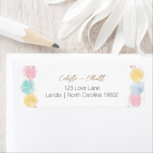 Winter Wonderland Baby Shower Return Address
