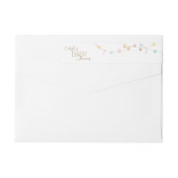 Winter Wonderland Baby Shower Return Address