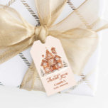 Winter Wonderland Baby Shower Thank you Gift Tag<br><div class="desc">Cosy up to the charm of our Winter Wonderland Baby Shower Thank You Tags! Perfectly capturing the joy and gratitude of an unforgettable celebration, these tags blend magic and warmth to convey heartfelt thanks. The gingerbread house and serene snowy scene make each 'thank you' feel truly special. Matching items in...</div>