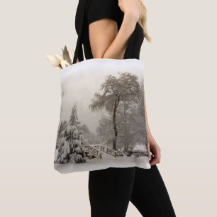 Winter Wonderland Bags Holiday Snow Tote Bags