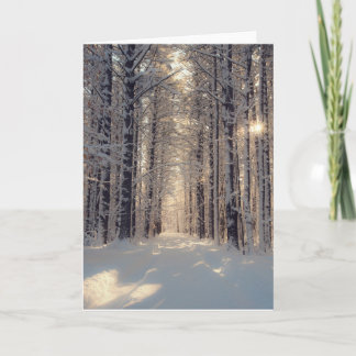 Winter Wonderland Blank Greeting Card