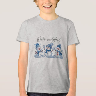 Winter Wonderland Boy'sBella+Canvas Youth Tri-blen Tri-Blend Shirt