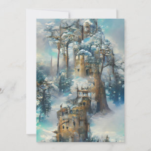 Winter Wonderland Castle Invitation