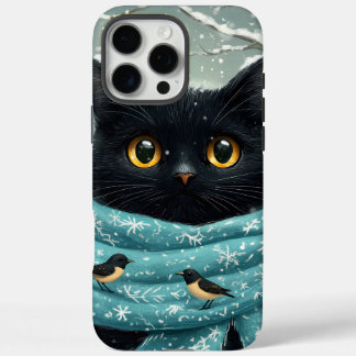 Winter Wonderland Cat iPhone 16 Pro Max Case