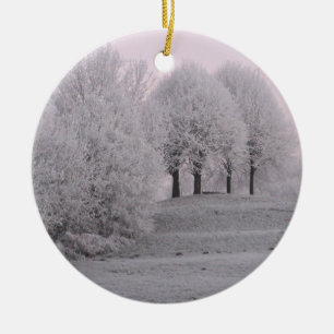 Winter wonderland ceramic tree decoration