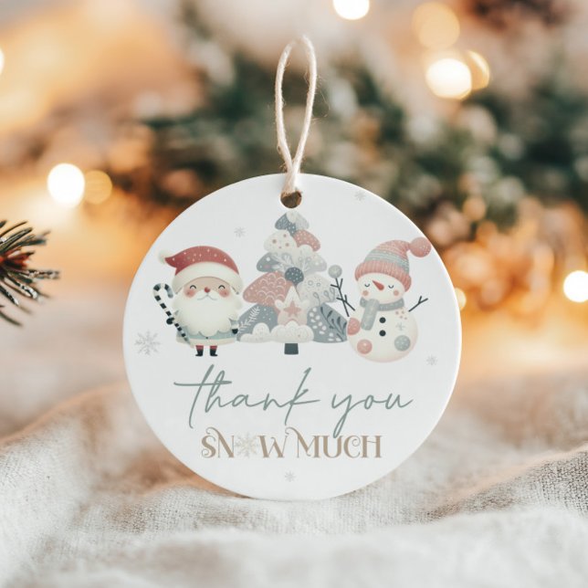 Winter Wonderland Christmas Birthday Gift Tag (Creator Uploaded)