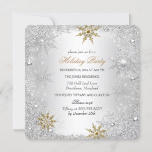 Winter Wonderland Christmas Holiday Party 2 Invitation