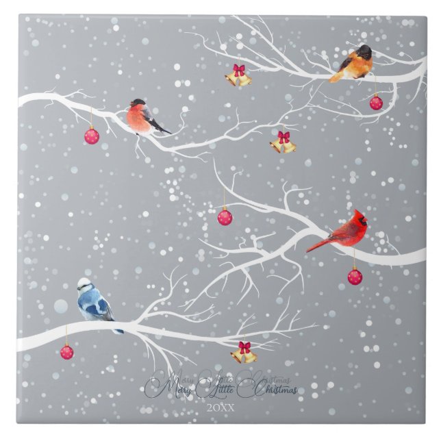 Winter Wonderland Christmas Holidays Tile (Front)