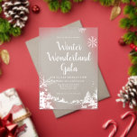 Winter Wonderland Christmas Party Acrylic Invitations<br><div class="desc">Set the tone for your elegant holiday event with these stunning Winter Wonderland Christmas Party Acrylic Invitations. Crafted from durable, frosted acrylic, these invitations exude sophistication and charm, perfect for your gala, corporate party, or festive gathering. Featuring a graceful winter landscape adorned with snowflakes and delicate seasonal motifs, this design...</div>