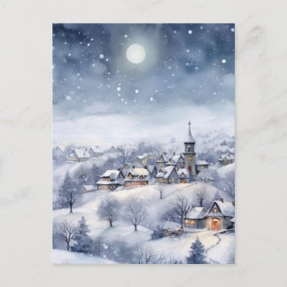 Winter Wonderland Christmas Postcard
