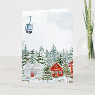 Winter wonderland christmas story  holiday card
