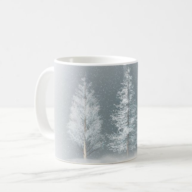 "Winter Wonderland" Christmas Winter Mug (Front Left)