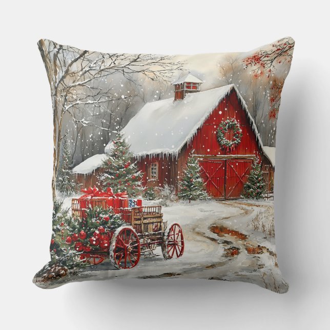 Winter Wonderland Cushion (Front)