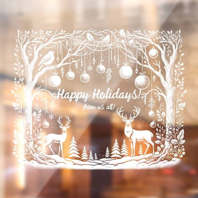 Winter Wonderland Custom Window Cling (Sheet 2)