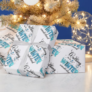 Winter Wonderland Customize Wrapping Paper