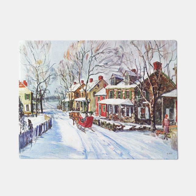 Winter Wonderland Doormat (Front)