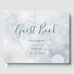 Winter Wonderland Elegant Script Snow Wedding Guest Book<br><div class="desc">This elegant winter wonderland guest book is perfect for your wedding celebration. Designed by Thisisnotme©</div>