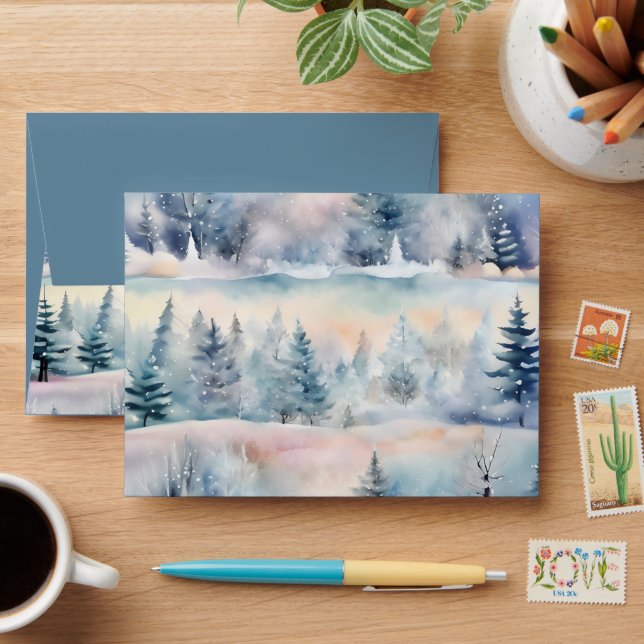  winter wonderland envelope (Desk)