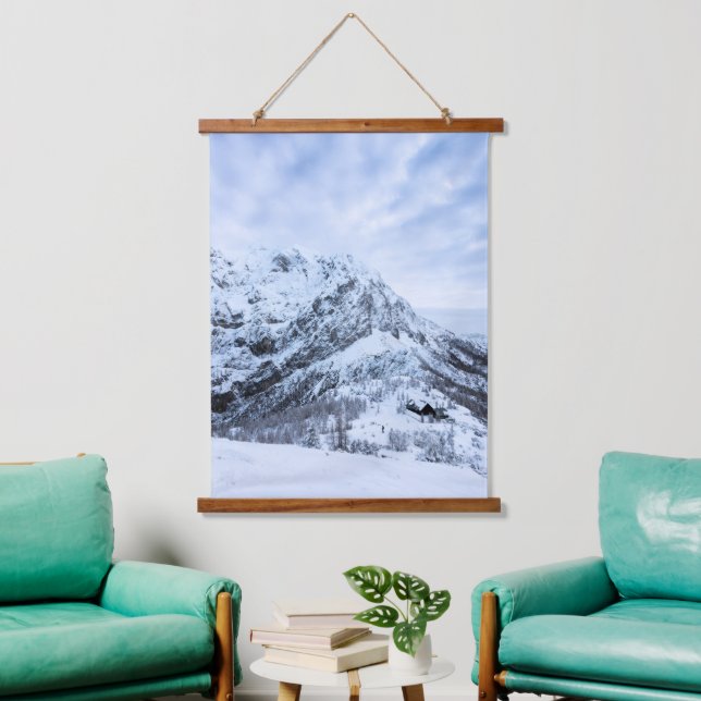 Winter wonderland explorer hanging tapestry (Living Room)