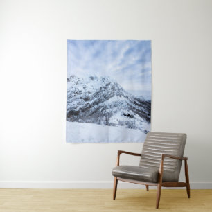 Winter wonderland explorer tapestry