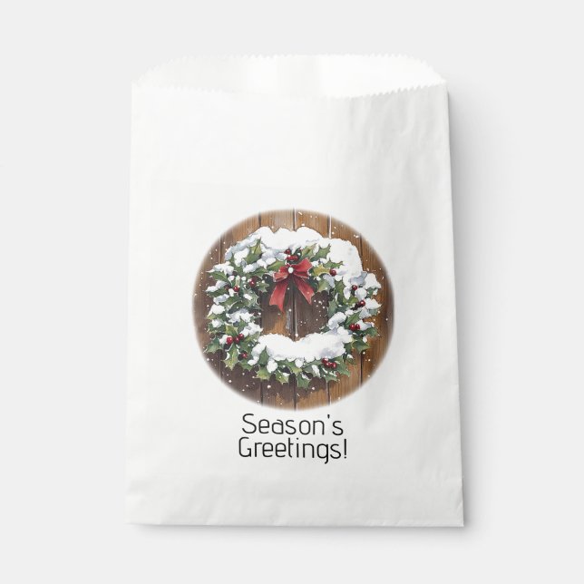 Winter Wonderland Favour Bags (Front)
