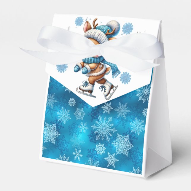 Winter Wonderland  Favour Box (Front Side)
