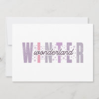 Winter Wonderland - Festive Typography Art