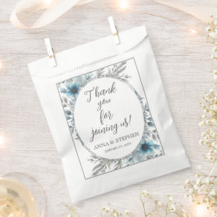 Winter Wonderland Floral Favour Bag