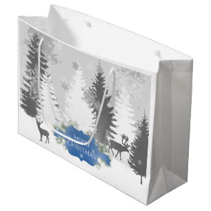 Winter Wonderland Gift Bag - Blue