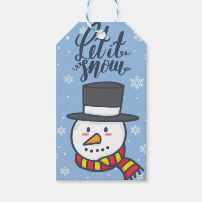 Winter Wonderland Gift Tags (Front)