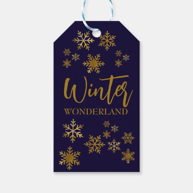 Winter Wonderland  Gift Tags (Front)