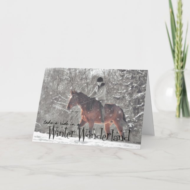 WINTER WONDERLAND Greeting Card (Front)