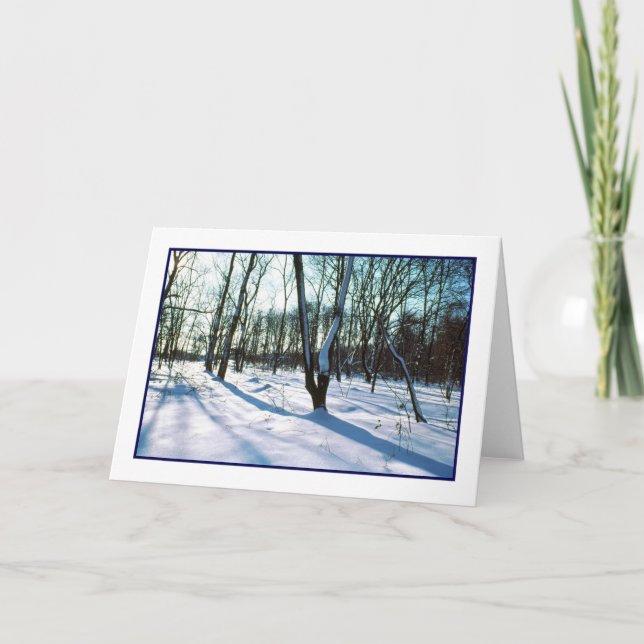 'Winter Wonderland' Holiday Card - Blank (Front)