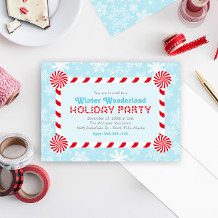 Winter Wonderland Holiday Party Invitation
