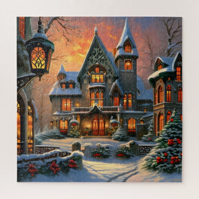 Winter Wonderland House Jigsaw Puzzle (Vertical)
