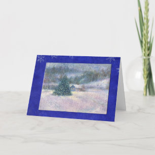 Winter Wonderland  Illustrated Christmas Holiday Card
