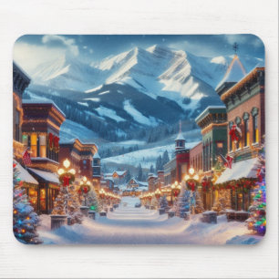 Winter Wonderland in Crested Butte, Colorado Mouse Pad