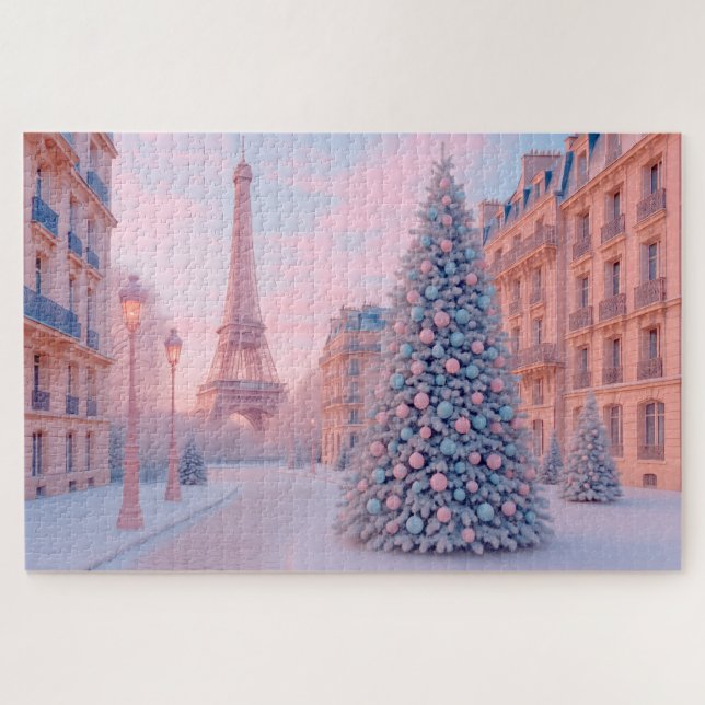 Winter Wonderland in Paris Jigsaw Puzzle (Horizontal)