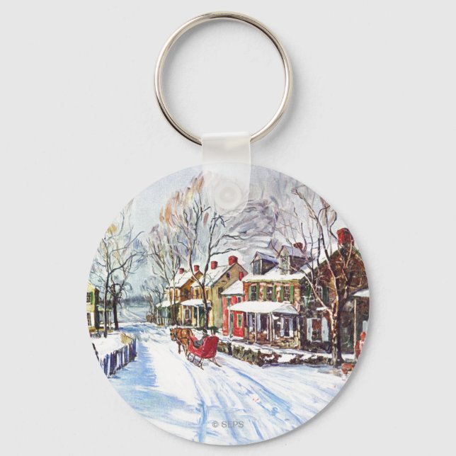 Winter Wonderland Key Ring (Front)