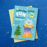 Winter Wonderland Kids 1st Birthday Party Invites<br><div class="desc">Snow much fun! It's a winter Onederland-themed birthday party for your baby 1st birthday. Snowflakes,  fir trees and a bundle of packages make for a brrrfect design you can customise to celebrate your little one's big day. Cuteness continues on back.</div>