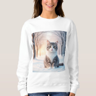 Winter Wonderland Kitty Sweatshirt