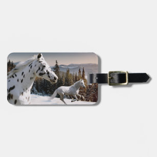 Winter Wonderland Luggage Tag