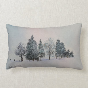 Winter Wonderland Lumbar Throw Pillow