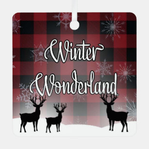 winter wonderland metal tree decoration